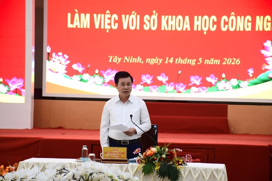 Gallery - 	Đoàn kiểm tra của Bộ Chính trị làm việc với Sở KHCN tỉnh Tây Ninh